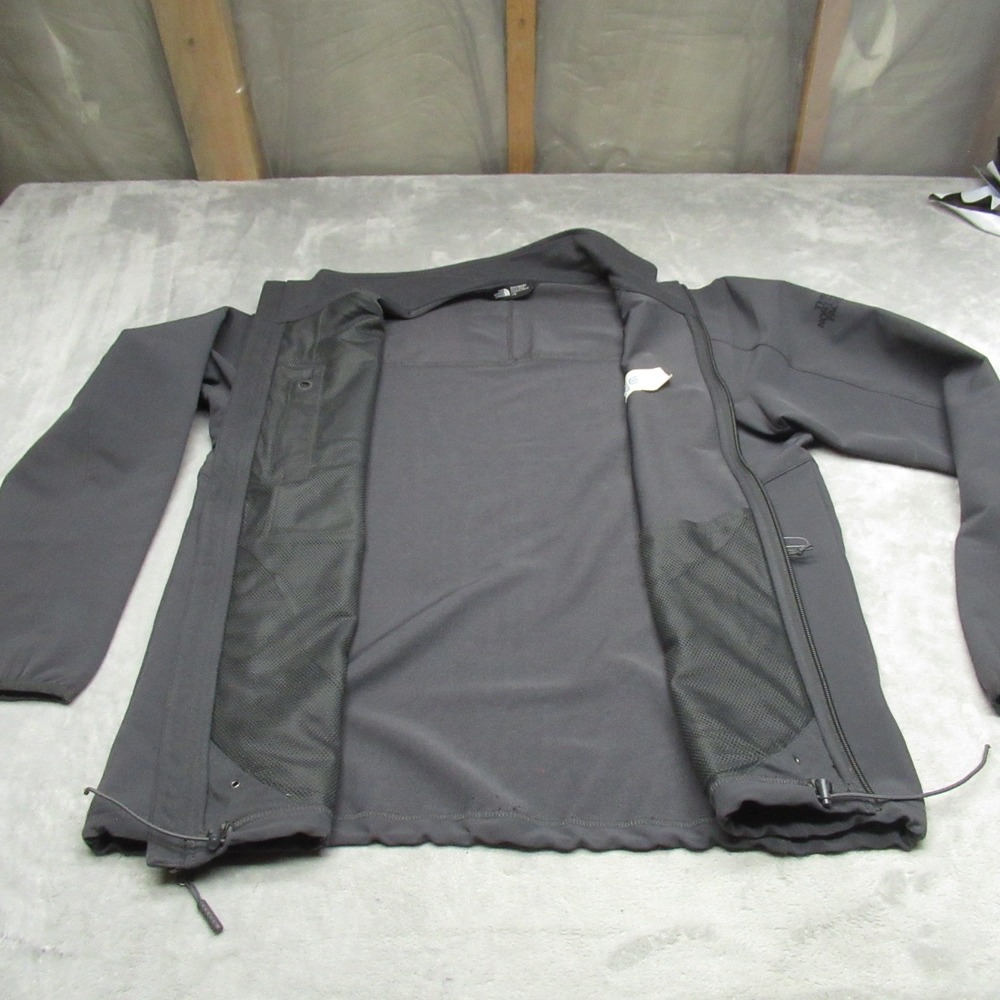 North Face Jacket Men Large Gray Tech Stretch Sof… - image 4